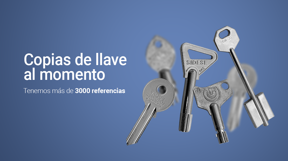 Copias de llaves al momento