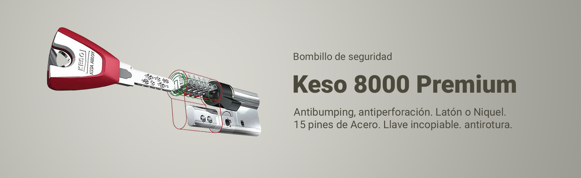 Keso 8000 Premium Bombillo de Seguridad