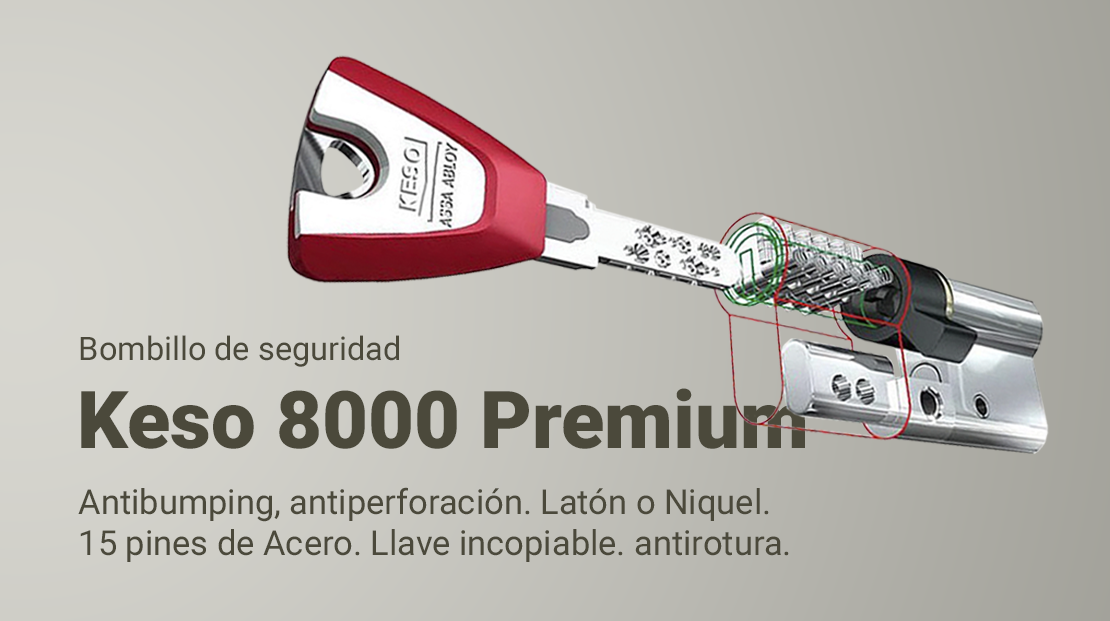 Keso 8000 Premium Bombillo de Seguridad
